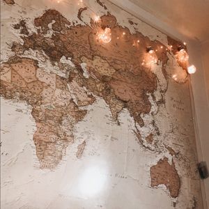 Huge Vintage World Map! Check my other post!